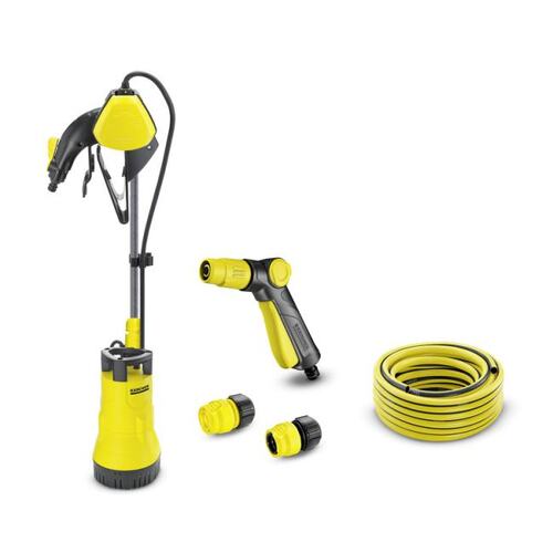 Насос бочечный Karcher BP 1 Barrel Set EU, 400Вт, 3800 л/ч, шланг 15 м 1/2", 2 адаптера-соединителя