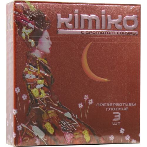 Презервативы KIMIKO с ароматом сакуры 3 шт