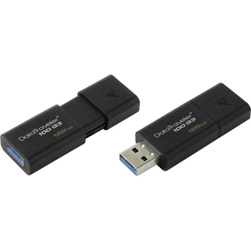 Флешка Kingston DataTraveler 100 G3 DT100G3 USB 128 ГБ