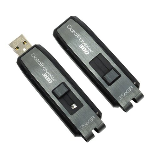 Флешка Kingston DataTraveler 300 DT300 USB 256 ГБ