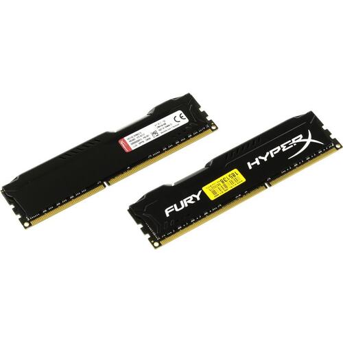 Модуль памяти Kingston HyperX Fury <HX316C10FBK2/16> DDR3 2x 8 Гб <PC3-12800>