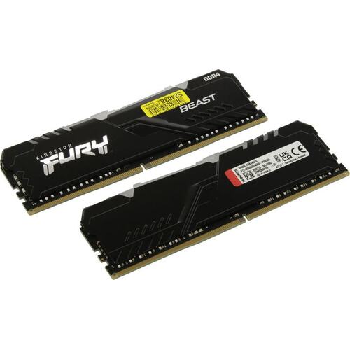Модуль памяти Kingston FURY Beast RGB <KF426C16BBAK2/16> DDR4 2x 8 Гб <PC4-21300>