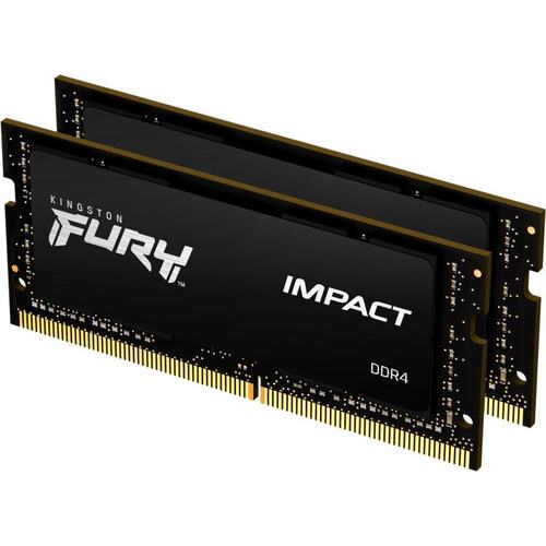 Модуль памяти Kingston FURY Impact <KF426S16IBK2/64> SO-DIMM DDR4 2x 32 Гб <PC4-21300>