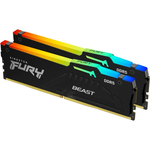 Модуль памяти Kingston FURY Beast RGB <KF552C40BBAK2-16> DDR5 2x 8 Гб <PC5-41600>