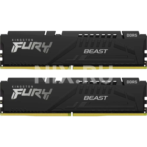 Модуль памяти Kingston FURY Beast Black <KF564C32BBEK2-32> DDR5 2x 16 Гб <PC5-51200>