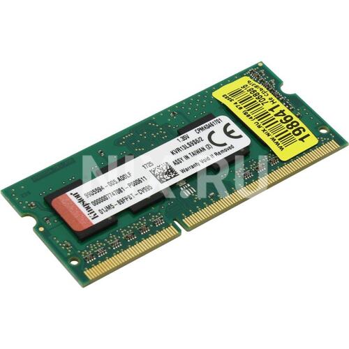 Модуль памяти Kingston ValueRAM <KVR13LS9S6/2> LV SO-DIMM DDR3 1x 2 Гб <PC3-10600>