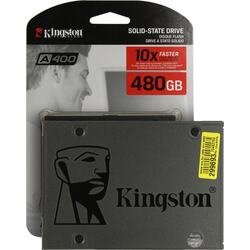 SSD 480 Gb SATA 6Gb/s Kingston A400 <SA400S37/480G(IN)> (RTL) 2.5" TLC