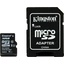 Карта памяти Kingston SDC10/32GB microSDHC Class 10 32 ГБ +microSD->SD адаптер, вид сверху