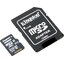 Карта памяти Kingston SDC10G2/128GB microSDXC UHS-I Class 1 (U1), Class 10 128 ГБ +microSD->SD адаптер, вид основной