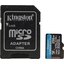   Kingston SDCG3/256GB microSDXC A2, V30, UHS-I Class 3 (U3), Class 10 256  +microSD->SD ,  