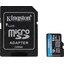   Kingston Canvas Go! Plus SDCG3/64GB microSDXC A2, V30, UHS-I Class 3 (U3), Class 10 64  +microSD->SD ,  