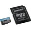   Kingston Canvas Go! Plus SDCG3/64GB microSDXC A2, V30, UHS-I Class 3 (U3), Class 10 64  +microSD->SD ,  