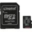   Kingston Canvas Select Plus SDCS2/64GB microSDXC A1, UHS-I Class 1 (U1), Class 10 64  +microSD->SD ,  