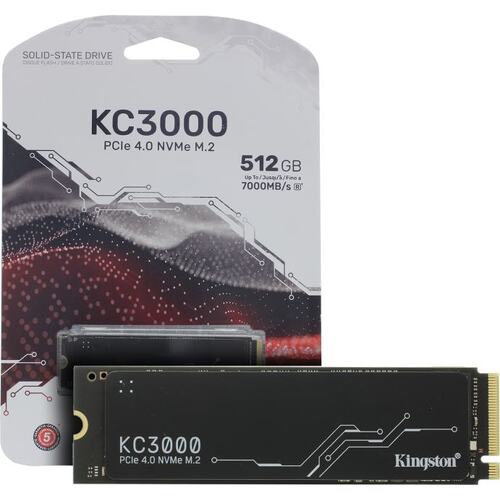 SSD Kingston KC3000 <SKC3000S/512G> (512 Гб, M.2, M.2 PCI-E, Gen4 x4, 3D  TLC (Triple Level Cell)) — купить, цена и характеристики, отзывы