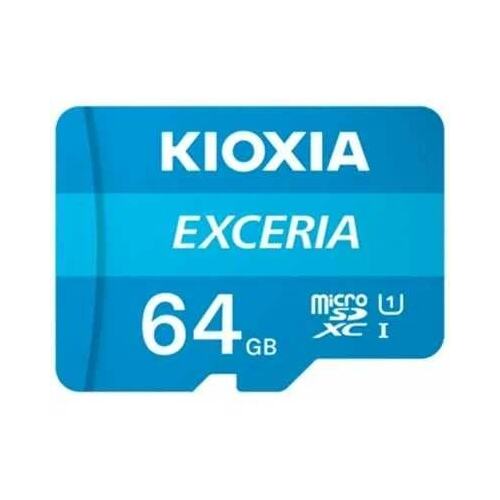 LMEX1L064GG2 Флеш карта microSD 64GB Kioxia EXCERIA microSDXC Class 10 UHS-I U1 C10, 100 MB/s