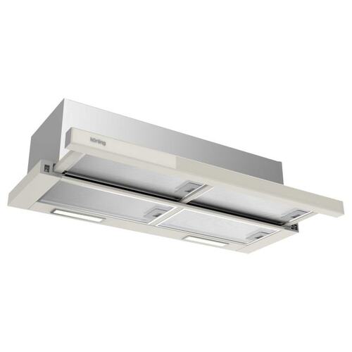 Korting KHP 9815 GB Встраиваемая вытяжка с выдвижным экраном, ширина 90 см, - бежевое стекло