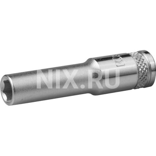 KRAFTOOL FLANK, 1/4?, 6 мм, удлиненная торцовая головка (27817-06)