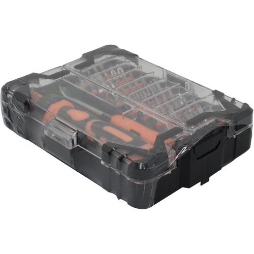 Отвертка с набором вставок (бит) Kranz KR-12-4775