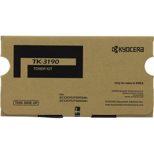 Картридж черный (или контейнер с черными чернилами) Kyocera TK-3190 (экономичный), 1 шт.