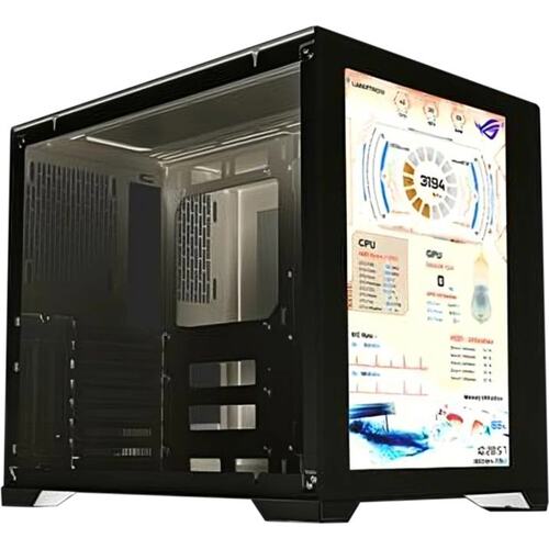 Корпус Miditower Lamptron PC Hardware Monitor Case DSM377 ATX без БП с окном