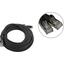 Патч-корд FTP Lanmaster LAN-PC45/S6-5.0-BK 5 метров кат. 6 Черный, вид основной