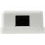 Lanmaster <TWT-SM1-45/6-WH> Розетка внешняя RJ-45 кат.6, вид спереди
