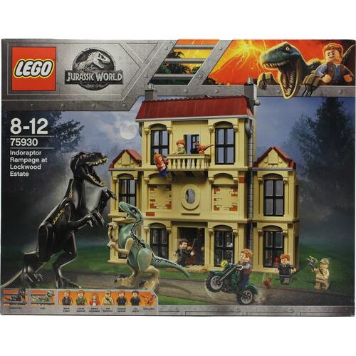LEGO Jurassic World (Мир юрского периода) Нападение индораптора в поместье Локвуд 75930