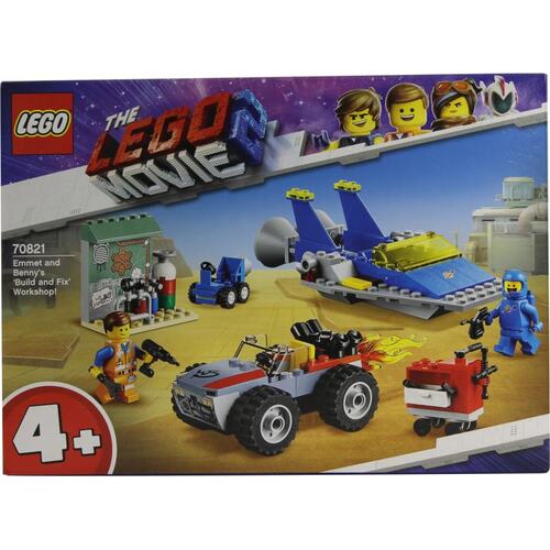 LEGO Movie 2 Мастерская «Строим и чиним» Эммета и Бенни 70821