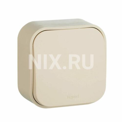 Кнопка Legrand 782235 1-клавишная 6А (бежевая)