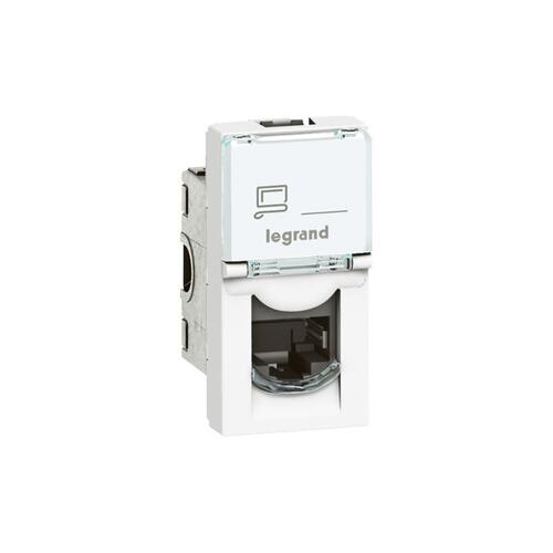Legrand 76562 Mosaic Розетка RJ45 FTP кат.6 (1 мод.) LCS2