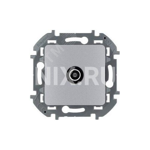 LEGRAND 673862 Розетка TV проходная 14 дБ 5 862 мГц INSPIRIA алюминий