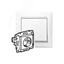 Розетка силовая Legrand Valena Classic 694280, вид основной