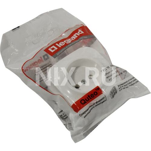 Розетка силовая Legrand Quteo 782210