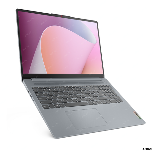 Ноутбук Lenovo IdeaPad Slim 3 16ABR8 <82XR004RRK> (AMD Ryzen 5 7530U, 8 ГБ, 256 Гб SSD, WiFi, Bluetooth, noOS, 16")