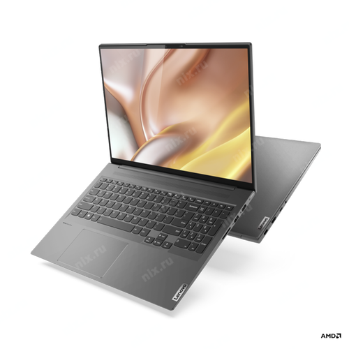 Ноутбук Lenovo Yoga Slim 7 Pro 16ARH7 <82UW003JRU> (AMD Ryzen 5 6600HS, 16 ГБ, 512 Гб SSD, GeForce<sup>®</sup> RTX 3050 (128 бит), WiFi, Bluetooth, Win11, 16")