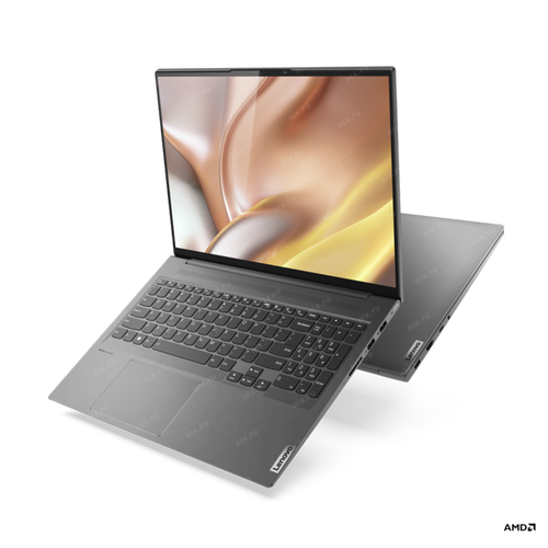 Ноутбук Lenovo Yoga Slim 7 Pro 16ARH7 <82UW003KRU> (AMD Ryzen 7 6800HS, 16 ГБ, 512 Гб SSD, GeForce<sup>®</sup> RTX 3050 (128 бит), WiFi, Bluetooth, Win11, 16")