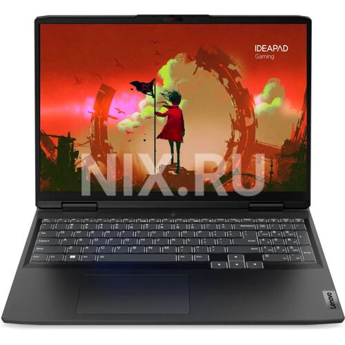 Ноутбук Lenovo IdeaPad Gaming 3 16ARH7 <82SC006FRK> (AMD Ryzen 7 6800H, 16 ГБ, 1 Тб SSD, GeForce<sup>®</sup> RTX 3050 Ti (128 бит), WiFi, Bluetooth, noOS, 16")