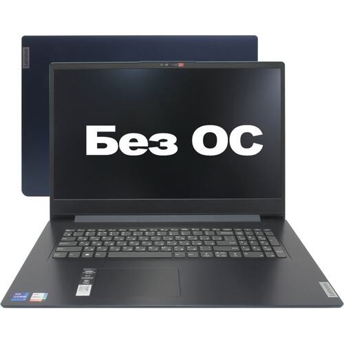 Ноутбук Lenovo IdeaPad 3 17IAU7 <82RL0021RK> (Intel Core i7 1255U, 16 ГБ, 512 Гб SSD, WiFi, Bluetooth, noOS, 17")