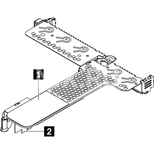 4XH7A09869 Lenovo ThinkSystem SR630 V2/SR645 x16/x16 PCIe G3 Riser1 LP+FH Option Kit
