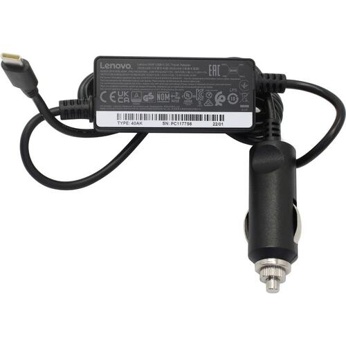 Автомобильный блок питания для ноутбука Lenovo 65W USB-C DC Travel Adapter 65 Вт USB type C