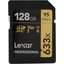 Карта памяти Lexar Professional 663x SDXC V30, UHS-I Class 3 (U3), Class 10 128 ГБ, вид сверху