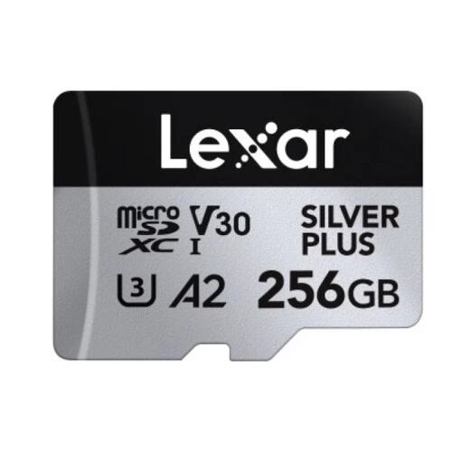 LMSSIPL256G-BNANG Флеш карта microSD 256GB Lexar Professional SILVER PLUS microSDXC UHS-I U3 V30 A2, 205/150 Mb/s (SD а