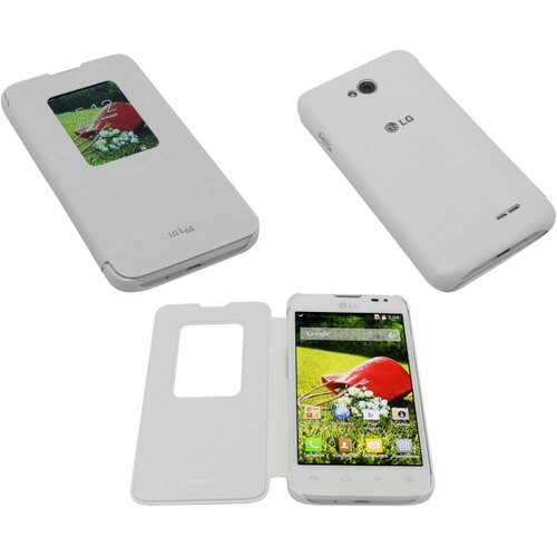 Чехол-книжка LG L65 Quick Window Case CCF-450G