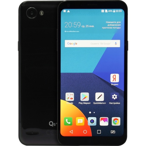 Смартфон LG Q6 Plus M700AN Black 64 Гб Dual nano SIM