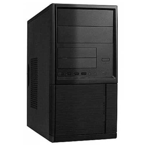 Корпус LinkWorld 727-21 (4) IRU черный без БП mATX 2xUSB3.0 audio
