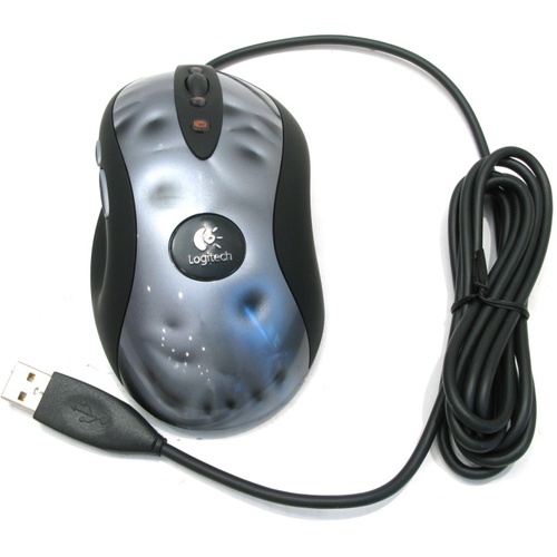 Logitech MX518 Optical Gaming Mouse <910-000616> (RTL) USB 8btn+Roll