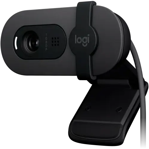 Камера Web Logitech HD Webcam Brio 90 черный 2Mpix (1920x1080) USB-A с микрофоном (960-001581)