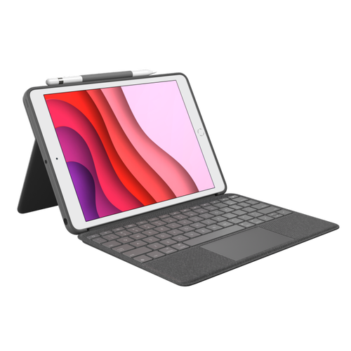 Logitech Combo Touch for iPad (7th/8th/9th gen) <920-009994> Клавиатура-чехол