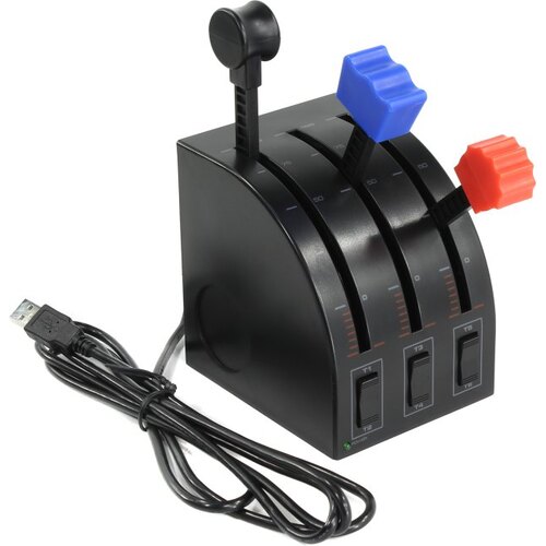 Оборудование для авиасимуляторов Logitech Flight Throttle Quadrant USB 2.0