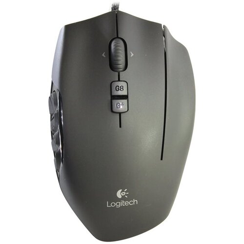 Проводная Мышь Logitech Gaming Mouse G600 (USB 1.1, 20btn, 8200 dpi)